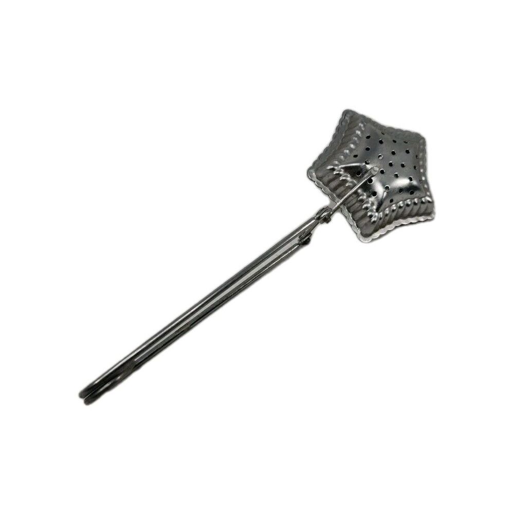 Vintage Star Shaped Metal Tea Infuser Tongs Loose Leaf Tea Steeper Strainer MCM